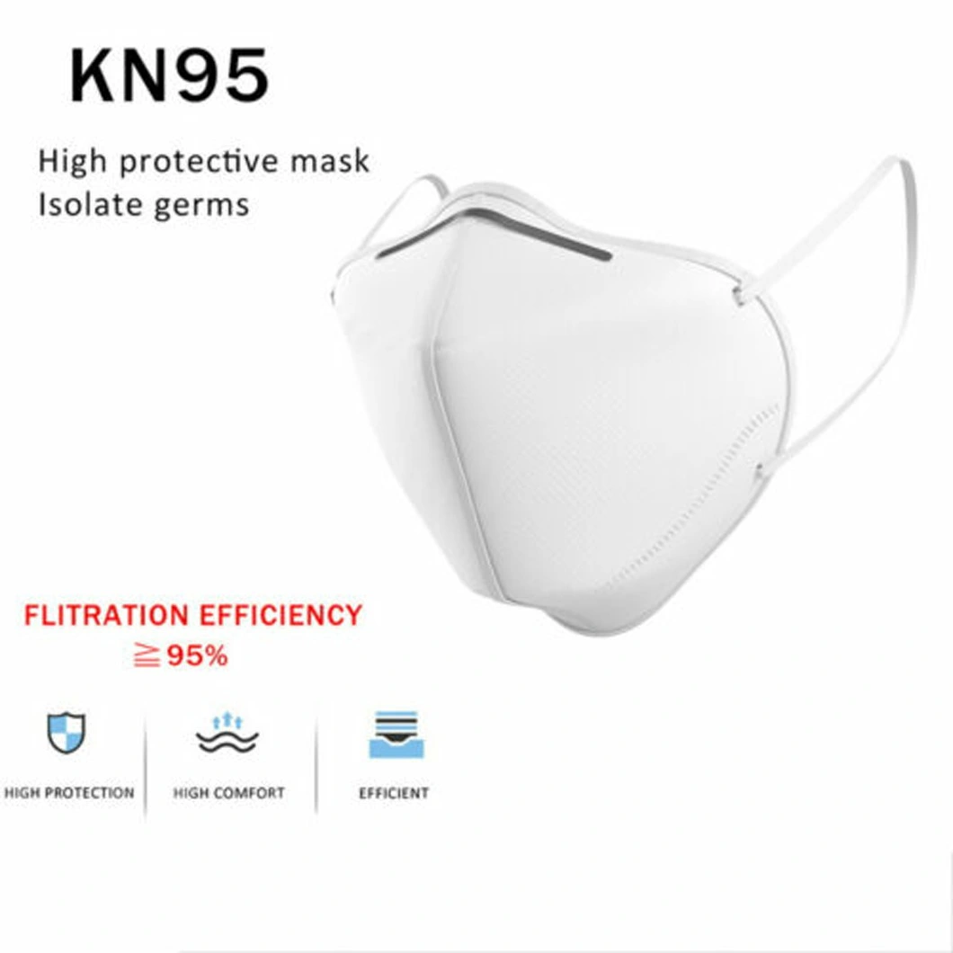 Ffp2 Kn95 N95 Face Mask with Vent Valve Hygienic Anti Bacterial Pollen Surgical Ffp3 Respirator with Tie on and Valve for Medical Use